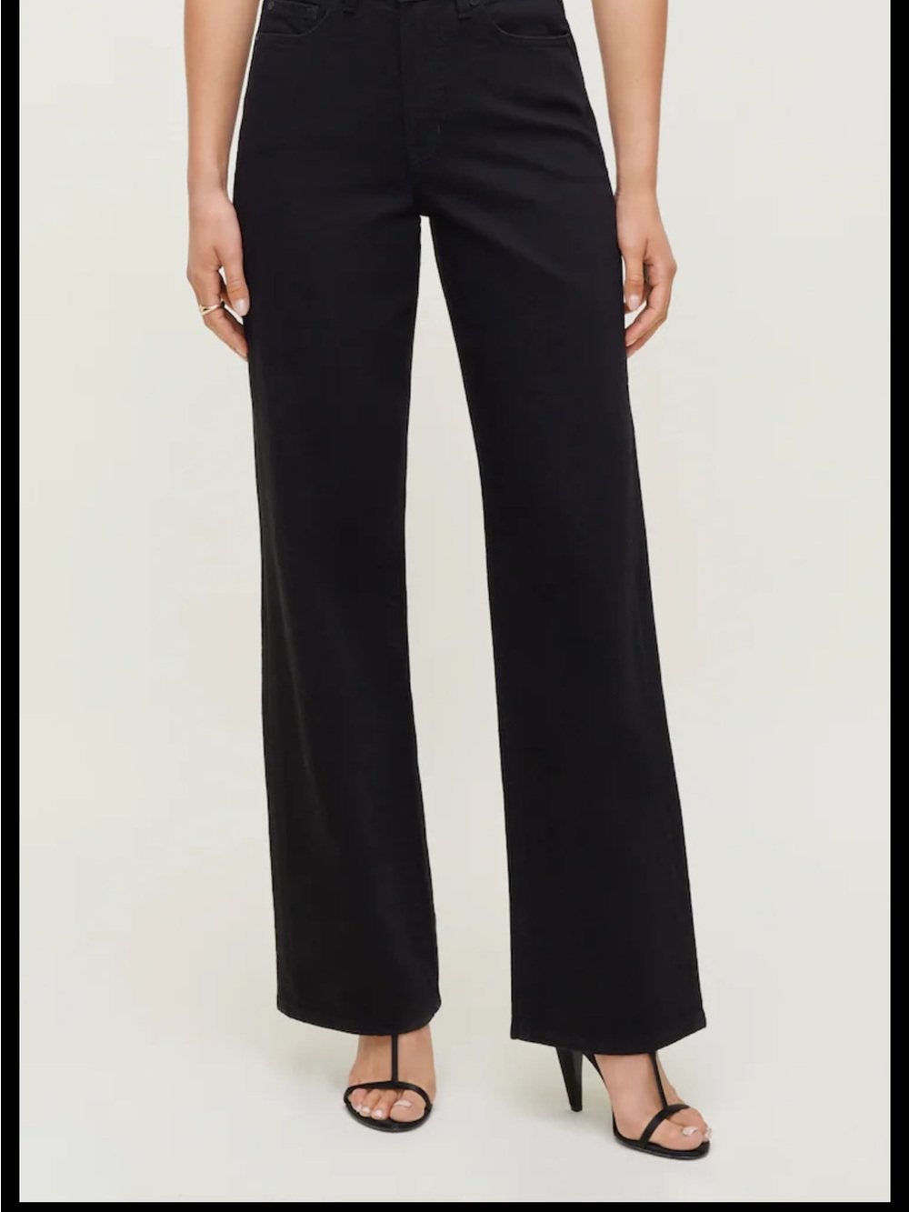 Dynamite Denim - Heidi Black Wide-Leg Jeans